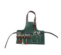 HuadaXtai Tablier Similicuir BJD Tablier Outil Ceinture Costume Accessoires avec Poches et Bretelle Réglable Ensemble Complet avec Mini Outils Adapté aux Scènes, C