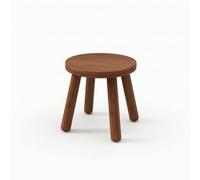 HuadaXtai Tabouret Bas en Bois Massif Tabouret Enfant Tabouret Chaussage Tabouret Empilable Forme Animée Caoutchouc Supporte Adulte Enfant Finitions Soignées, Noyer