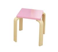 HuadaXtai Tabouret Enfant Éducatif Tabouret Chaise Banc Siège en Bois Massif et Contreplaqué Finition Arrondie sans Dossier Base Équilibrée pour Jeux de Chambre Salle de Jeux Salon, 25 Cm