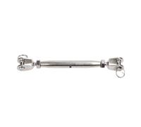 HuadaXtai Tendeur de Câble INOX Vis de Tension à Chape Ridoir Fermé Inoxydable Connecteur de Acier 304 et 316 Protection Interne des Filetages Réglage Stable, M6, 304