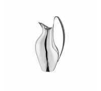 HuadaXtai Vase Décoratif Pichet Métal Carafe Ornement Poignée Élancée Finition Polie en Acier Inoxydable Design Sculptural Silhouette Nordique Corps Fin