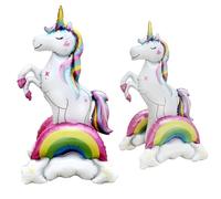 Huahuanghui Licorne Ballons,Ballon Licorne 3D,Aluminium Ballon