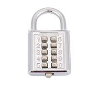 Huairdum Cadenas à Combinaison à 5 Chiffres, Cadenas à Code Non Modifiable pré-réglé, Verrouillage par Mot de Passe avec un Design Durable, Idéal pour les Casiers de Salle de Sport, les Boîtes à (10