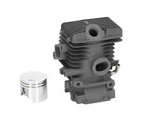 Huairdum Kit de Piston de Cylindre de Tronçonneuse, Assemblage de Remplacement de 37 Mm pour MS192 MS192T MS192TC, Taille Standard Haute Performance, Idéal pour Les Accessoires de Tronçonneuse