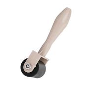 Huairdum Rouleau Brayer en Caoutchouc de 3,5 Cm pour Outil d' d'estampage 'art de Gravure avec Poignée en Plastique, Surface de Roulement Lisse, Rouleau en Caoutchouc Durable (Couleur d'origine)