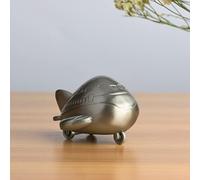 Huairdum Tirelire en Forme d'avion, Tirelire en Métal, Conteneur d'épargne, Boîte 'épargne en Billets de Banque, Décoration de Chambre, Idée Cadeau pour Les épargnants de âges, Filles, Garçons et