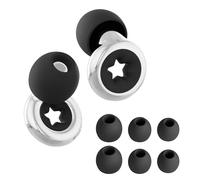 HUAK 1 ensemble de bouchons d'oreilles - en silicone réutilisable + couverture supplémentaire, idéal pour la natation, le sommeil, les concerts, l'apprentissage, les motocyclistes et plus encore 10set