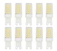 HUAMu Ampoules LED G9,Blanc Froid,5W Equivalent 50W Halogène Lampe,3000K,500LM,Non Dimmable Sans Scintillement,AC/DC 220-240V,Convient au salon, à la chambre, à la cuisine，Paquet de 10