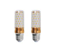 HUAMu Ampoules LED maïs 9W E27, ampoules mode réglable tricolore, équivalent à 100 Watts, AC110-240V, ampoules spirale 1000 lumens, plafonnier, salon et intérieur, pack de 2