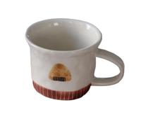 Huangj-0527 Tasse à thé Petite Tasse à café en céramique Forme de Boule Riz avec Anse, idéale for Boire l'eau, du, thé, Lait ou Cacao