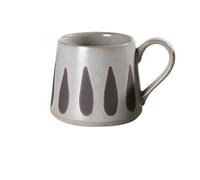 Huangj-0527 Tasse à thé Tasse à café en céramique givrée avec Motif Goutte d'eau et Anse, 250 ML