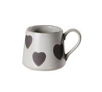 Huangj-0527 Tasse à thé Tasse à café en céramique givrée Motif Noir, 250 ML