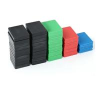 HuangXinyu 80 Pcs Cale Plastique Cale Fenetre Vitrage Blocs 4 Tailles