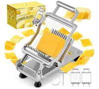 Huanyu Commercial en acier inoxydable trancheuse à fromage 1 cm&2 cm Cheeser Beurre Planche à découper Fil machine qui Dessert Lame durable de cuisson Cuisine Cuisson Outil