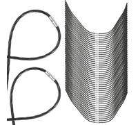 HUAREW F016800431 Bobines de Fil pour Bosch Débroussailleuse AFS 23-37 | 37 cm x 3,5 mm, Lot de 50