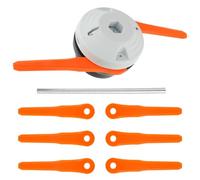HUAREW Polycut 6-2 Tête pour STIHL FSA60R FSA86R FS40 FS50 Débroussailleuse, Tete Faucheuse FSA 60 R Coupe Bordure FS 38 Tête Debroussailleuse Accessoires, Tête de fauche 4006-710-2137 avec 6 Lames