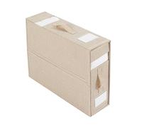 Huasean Organisateur Et Draps Lit | Bacs Rangement Pliables, Organisateurs Placard, Conteneurs Stockage | Grandes Boîtes Rangement sous Le Lit avec Feuille PVC Transparent