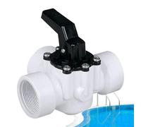 Huasean Vanne à 3 Voies, Anti-Retour - Connecteur d'adaptateur de Tuyau de soupape de divertisseur Pool - Assemblée de Remplacement à 3 Ports pour Le Spa, la Source Chaude, Le Jardin, la Cour arrière