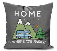 HUASHUZI Housse de Coussin canape Accessoires Van aménagé Camping Car Gadget Cadeau Decoration Bivouac Caravane Coussin pour canapé Salon Decoration Housse 40x40 cm Deco decoratif