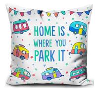HUASHUZI Housse de Coussin canape Accessoires Van aménagé Camping Car Gadget Cadeau Decoration Bivouac Caravane Coussin pour canapé Salon scandinave Decoration Housse 40x40 cm Deco decoratif