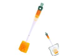 Huayeex Brosse de Nettoyage de Bouteilles, Outils de Lavage ergonomiques 5 en 1 | Brosse de Lavage réutilisable pour biberons, pailles, tétons, couvercles, cafetière, Tasses, Fentes Creuses étroites