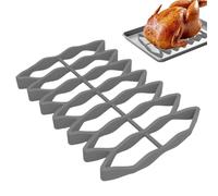 Huayeex Grille à rôtir pour four | Grille à rôtir en silicone pour poulet viande - de cuisson domestique facile à pour gâteau, poulet, poisson, dinde, légumes, pizza, viande