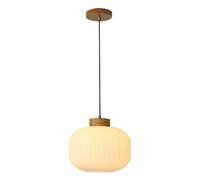 HUAYUSEDF Lampe à suspension de plafond tête unique, en verre style minimaliste nordique, lustre encastré source lumière E26, luminaires décoration chambre coucher salon restaurant
