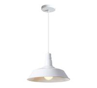 HUAYUSEDF Lampe suspendue à montage encastré base E26, suspension de style industriel moderne, lustre en métal forme chapeau créatif, luminaires décoration balcon salon d'îlot cuisine