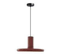 HUAYUSEDF Lampe suspendue de style industriel américain, plafonnier encastré, lustre en métal à tête unique 17,7 pouces, luminaires décoration bar restaurant salon