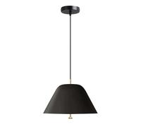 HUAYUSEDF Suspension d'art en fer noir de 11 pouces, lampe suspendue style industriel moderne, lustre réglable hauteur à vis E26, luminaires décoration balcon salon restaurant