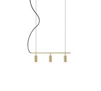 Hubble 3 Suspension Longue Laiton Brossé