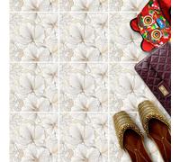 HUBDECO - Autocollants pour carrelage - Cuisine, salle de bains Décoration - Carreaux adhésifs - Carreaux de sol - Film adhésif cuisine - Tapis de protection pour sol - Carreaux autocollants - 9 pièce