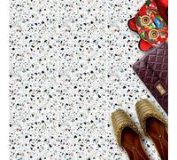 HUBDECO - Autocollants pour carrelage - Décoration cuisine, salle de bain - Carrelage adhésif - Carrelage de sol - Film adhésif cuisine - Tapis de protection pour sol - Carrelage autocollant - 9 pièce