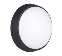 Hublot à LED rond d'extérieur Luceco noir/blanc 14W 1400lm