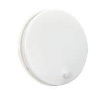 Hublot LED Rond Blanc, 15W, 1600 lumens, IP54, 4000K blanc-neutre, crépusculaire, détecteur de mouvement, connecteur rapide, garantie 5 ans - Tibelec