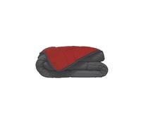 HUDSON Couette legere Microfibre 200g/m2 240x260cm Gris + Rouge
