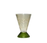 Vase en verre vert, grand, à poser - Hübsch, Abyss - H29 cm