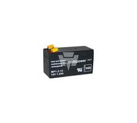 Hückmann 4260476411007 Multipower Batterie au plomb 123578 MP1,2-12 Pb12 V/1,2 Ah