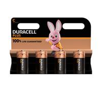 Hückmann Hückmann Batterie 1,5V Baby C Plus Power Duracell Plus-C K4 (blister 4) Quantité:4