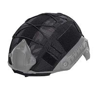 Huenco Couvre Casque de Filet Tactique pour Casque de PJ Rapide Ops-Core (Le Casque n'est Pas Inclus)