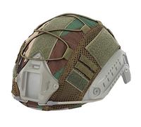 Huenco Couvre Casque de Filet Tactique pour Casque de PJ Rapide Ops-Core (Le Casque n'est Pas Inclus)