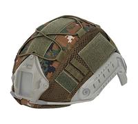 Huenco Couvre Casque de Filet Tactique pour Casque de PJ Rapide Ops-Core (Le Casque n'est Pas Inclus)