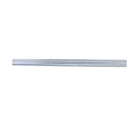 Hünersdorff 374100 Rail métallique pour bacs en PP, Gris/argent