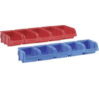 Hünersdorff Alutec 656891 Set de bacs de rangement 10 pcs