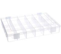 hünersdorff GmbH Boîte à assortiment PP CLASSIC, 24 compartiments 225x335x55 mm, transparent