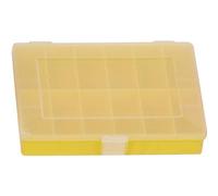 hünersdorff GmbH Boîte à assortiment PP COMPACT, 12 compartiments 170x250x46 mm, jaune