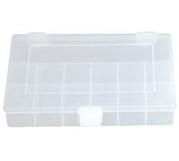 hünersdorff GmbH Boîte à assortiment PP COMPACT, 13 compartiments 170x250x46 mm, transparent