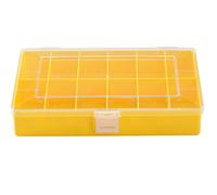 hünersdorff GmbH Boîte à assortiment PS COMPACT, 12 compartiment 170x250x46 mm, jaune