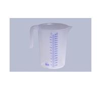 Hünersdorff Récipient gradué 3 000 ml, PP, 2 échelles transparent, poignée ouvrir, empilable Quantité:1
