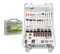 Huepar Tools Coffret de 510pcs Accessoires d'Outils Rotatifs Universels pour Polissage Perçage Meulage Sculpture Coupe Faciles, Cadeau Homme, Fête des Pères, Femme